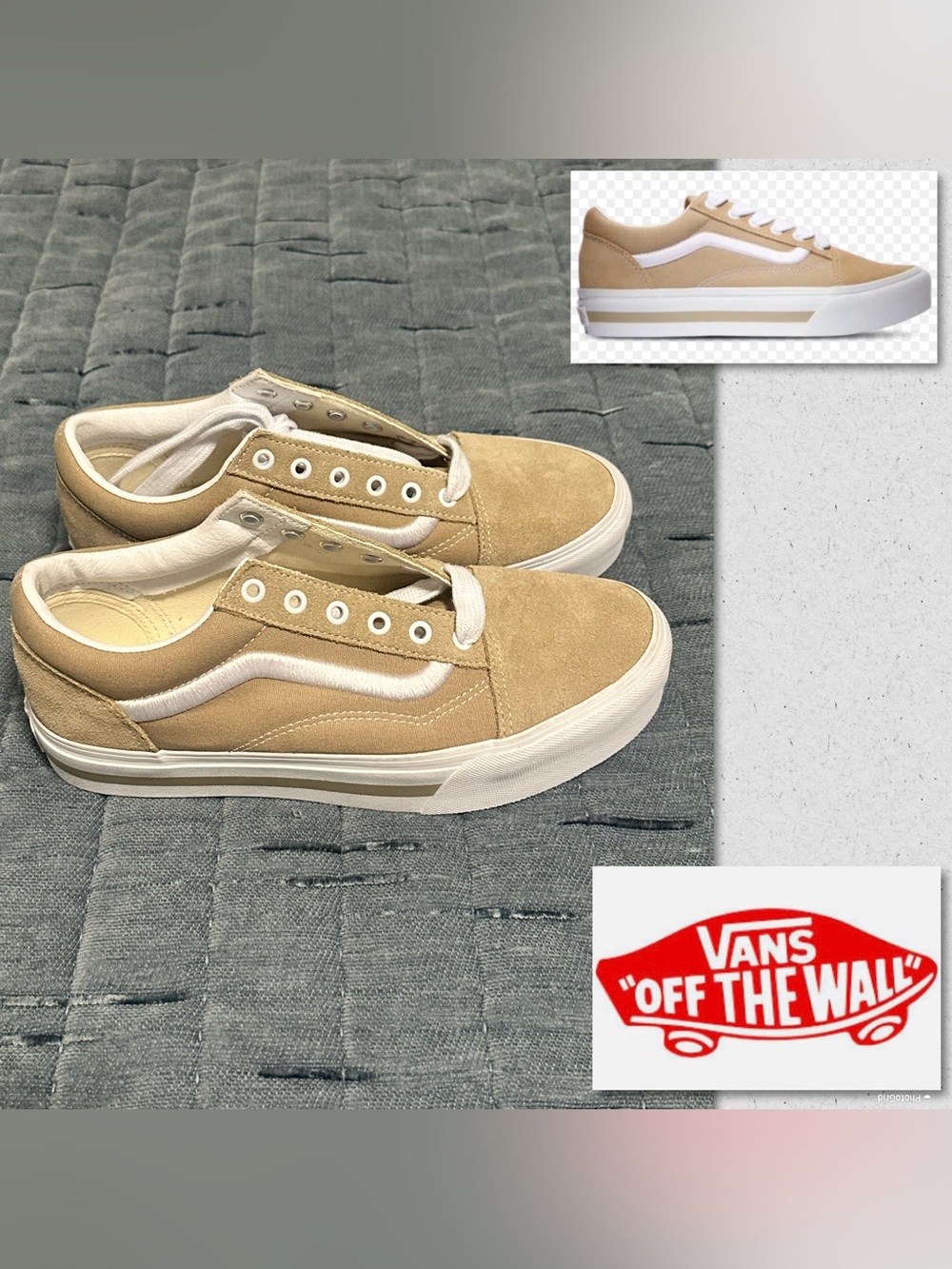 Vans Old Skool Suede Sneakers in Tan